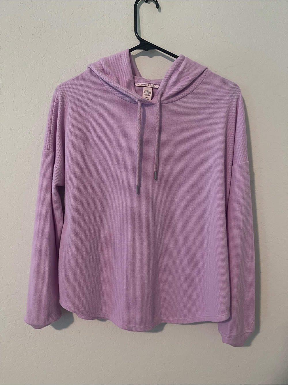 Victoria's Secret Lilac Waffle-Knit Hoodie